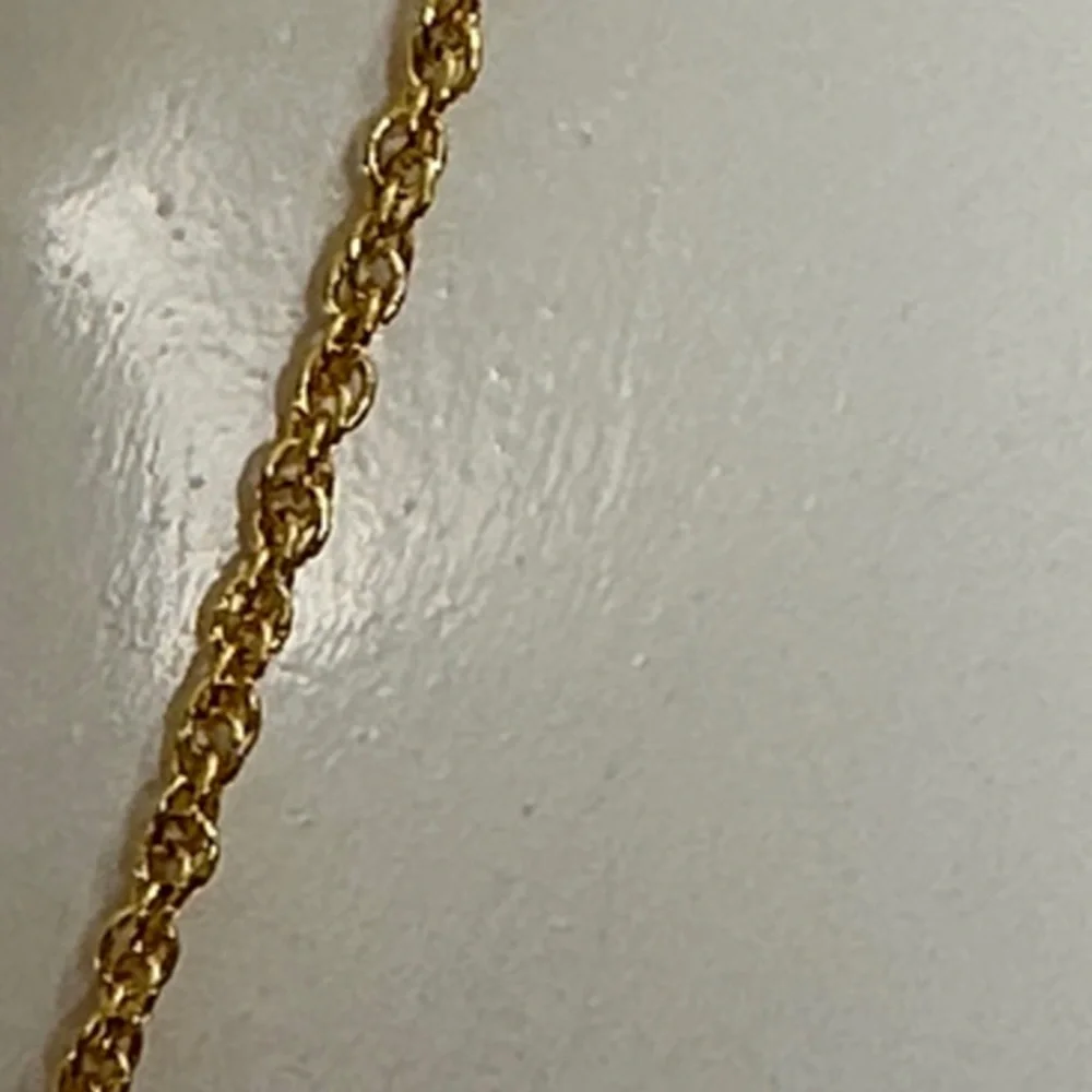 Gold-Tone real  Pearl and Cross Charm Necklace for Women